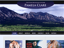 Tablet Screenshot of pamelaclare.com